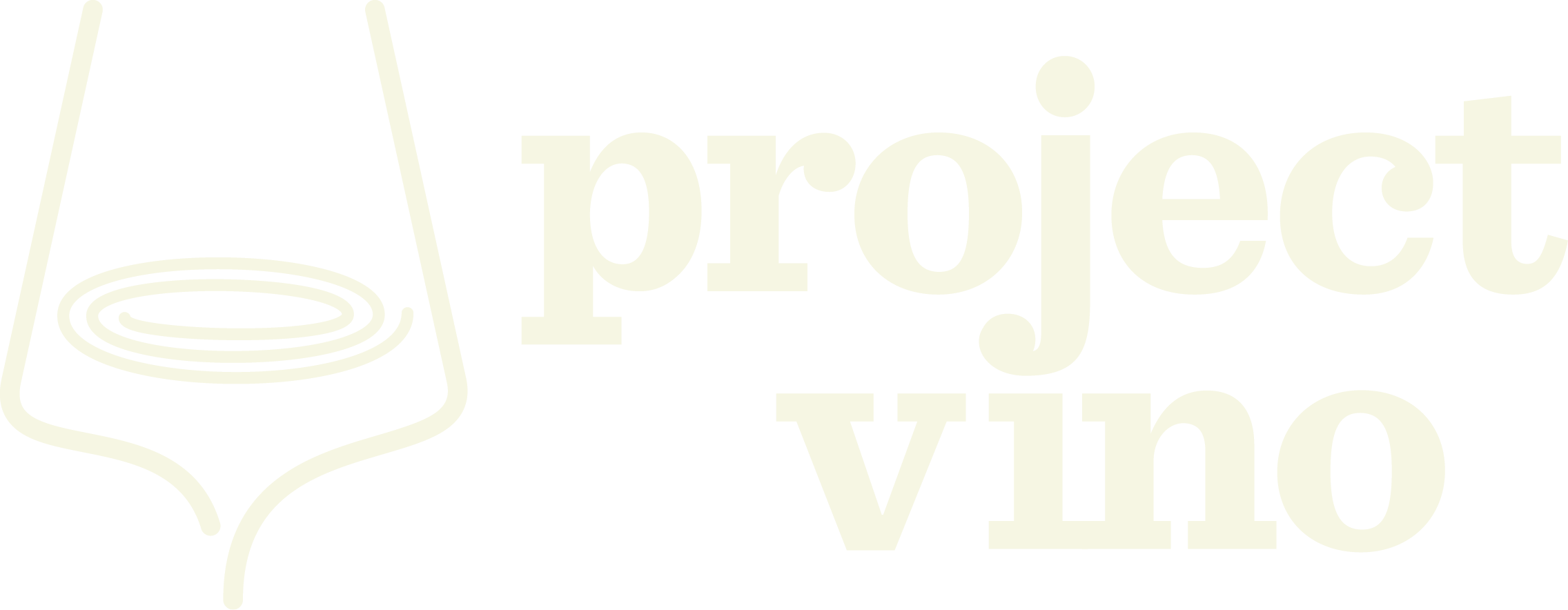 project vino badge logo cream